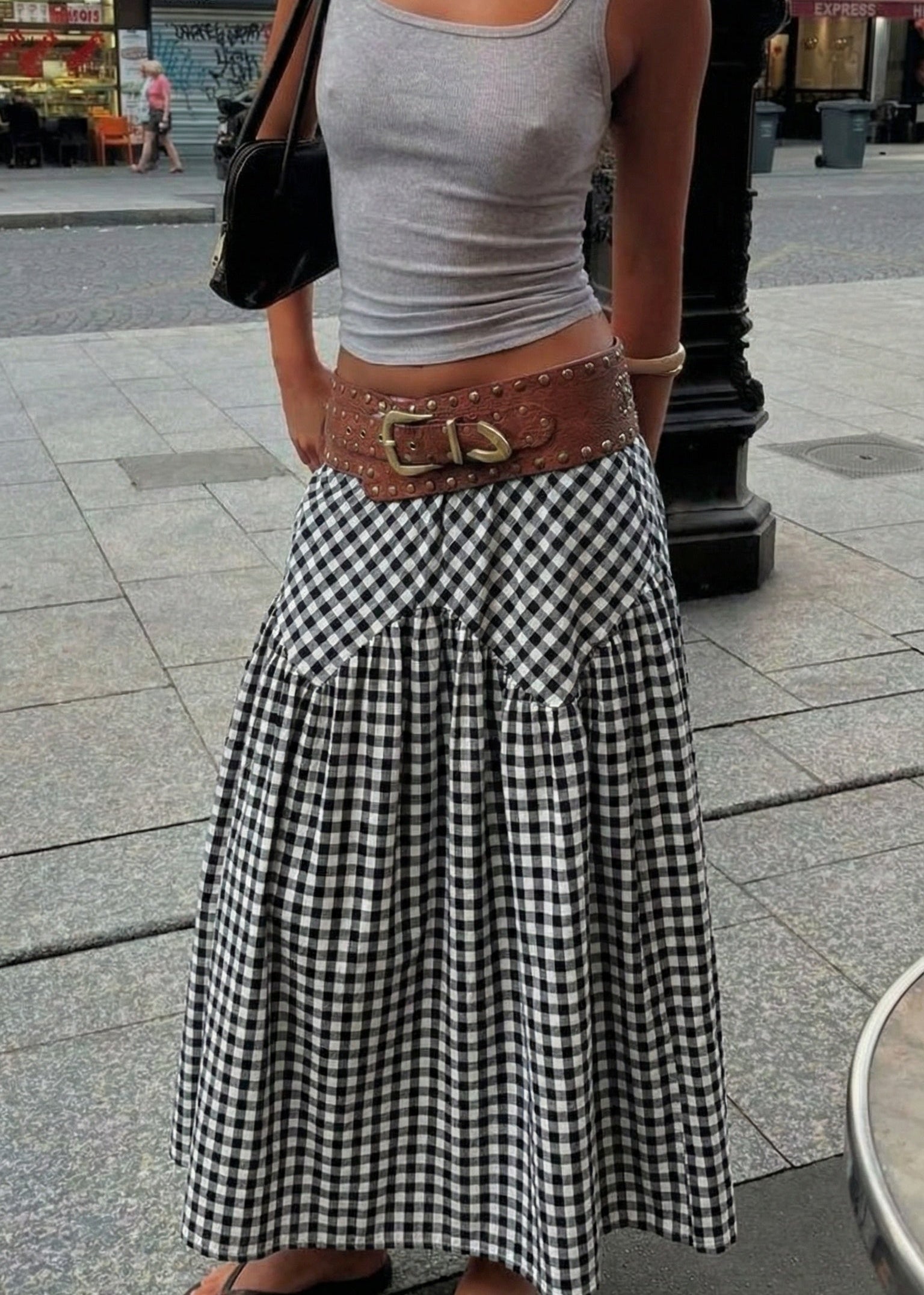 Plaid skirt