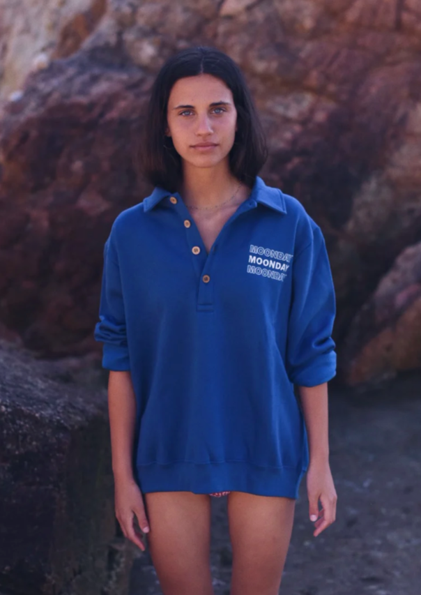 Polo azul moonday