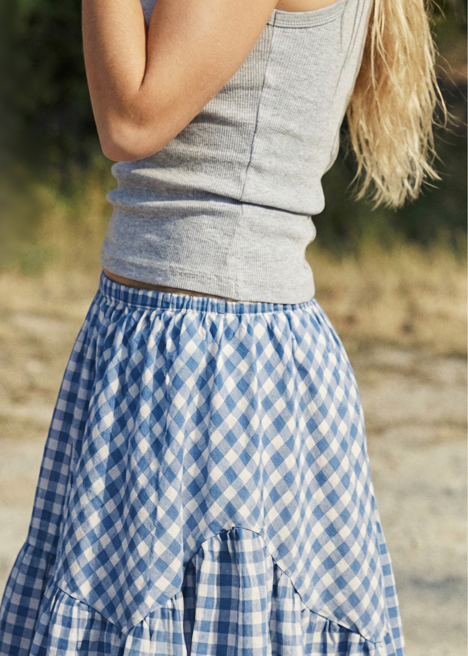 Plaid skirt