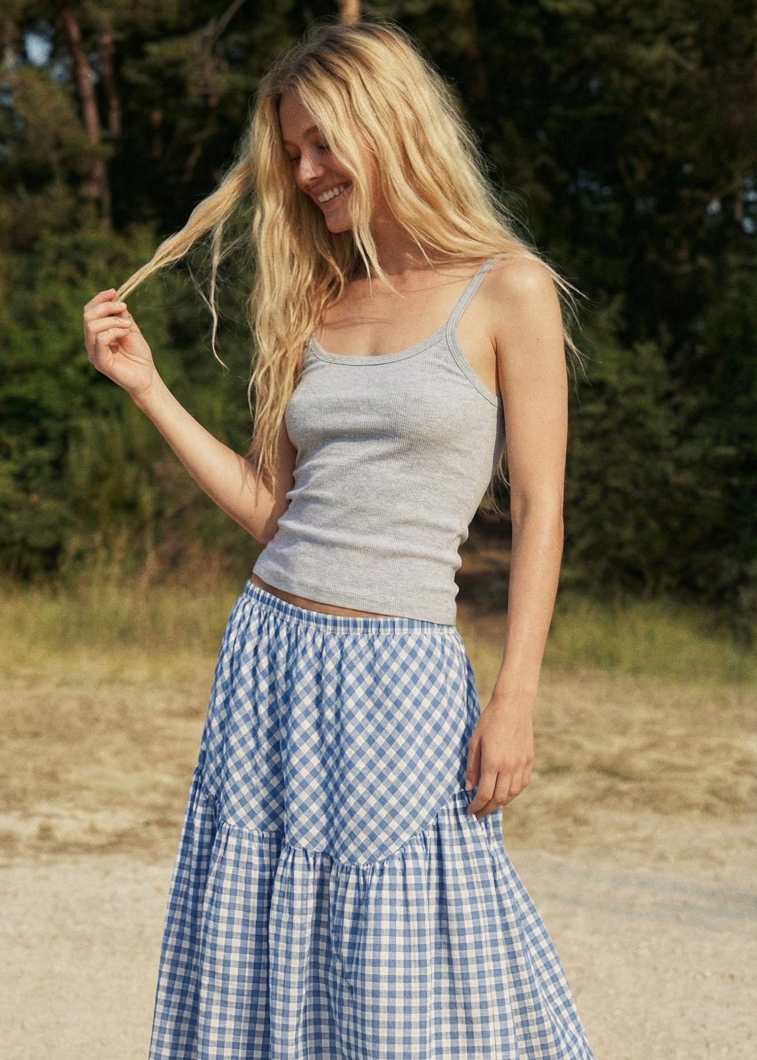 Plaid skirt