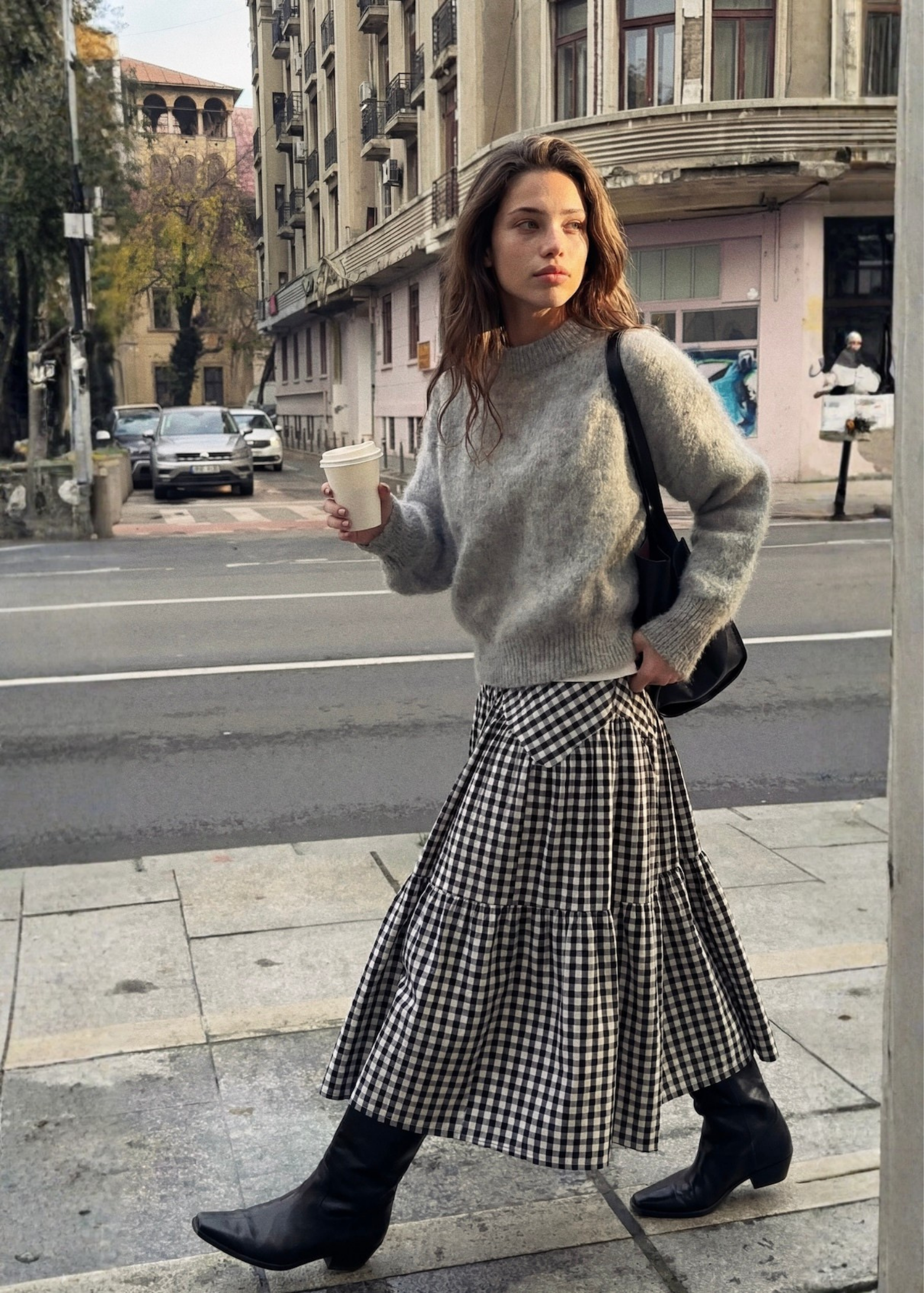 Plaid skirt